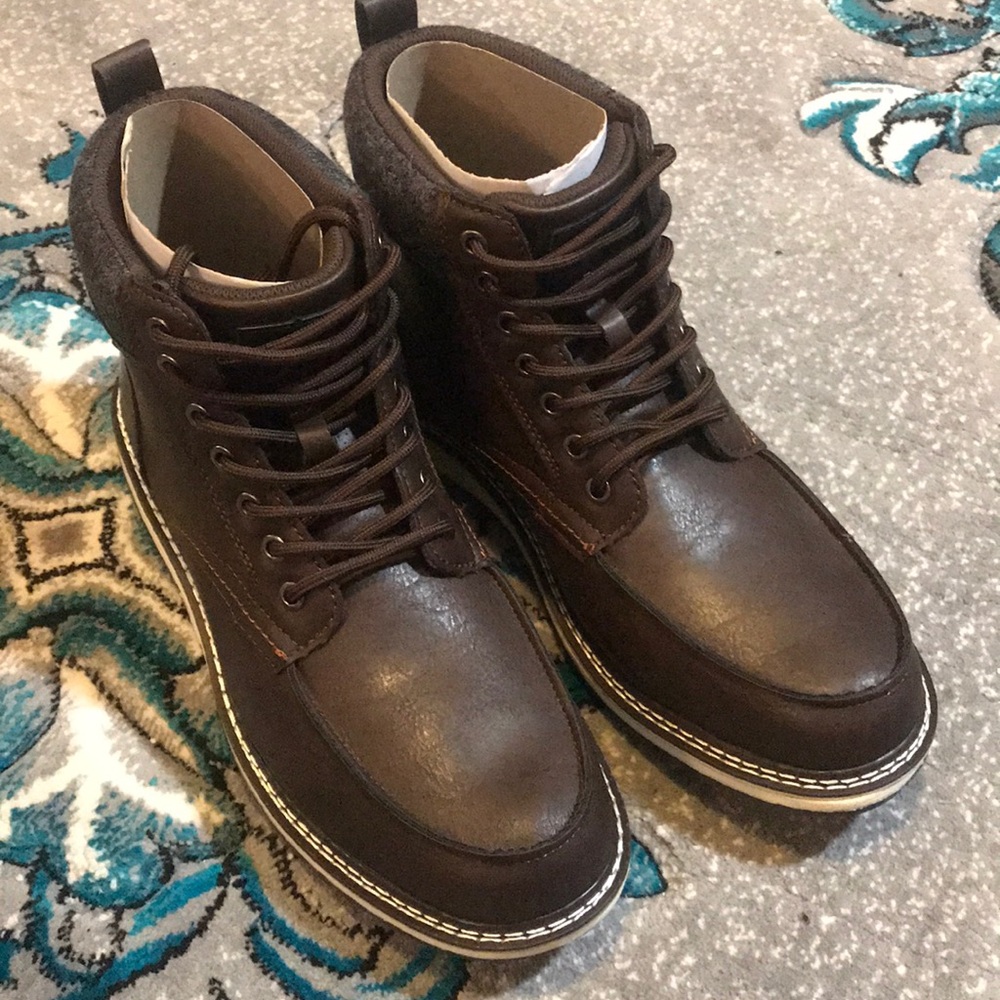Dark brown shoes